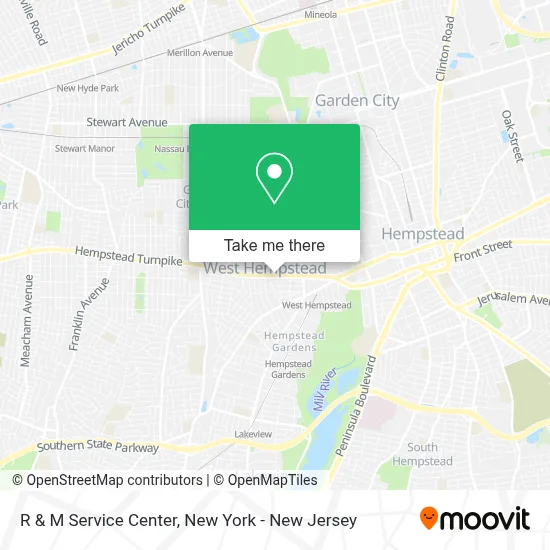 R & M Service Center map