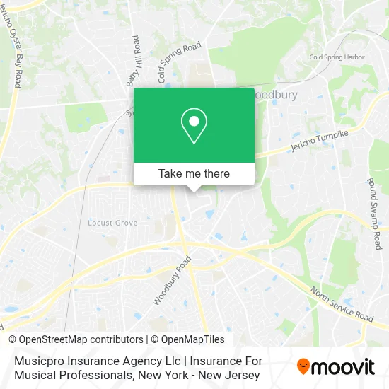 Musicpro Insurance Agency Llc | Insurance For Musical Professionals map