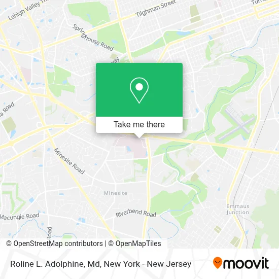 Roline L. Adolphine, Md map