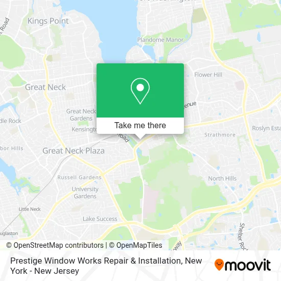 Prestige Window Works Repair & Installation map