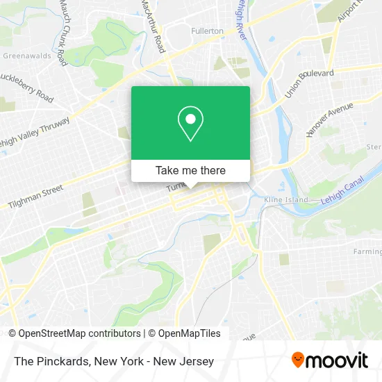 The Pinckards map