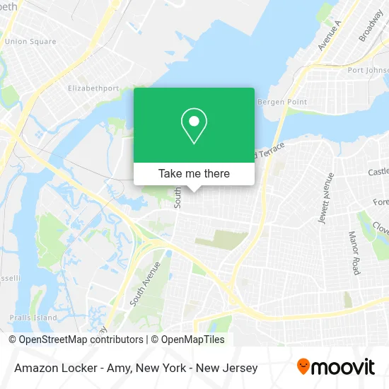Amazon Locker - Amy map