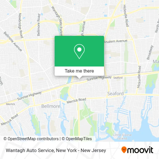 Wantagh Auto Service map