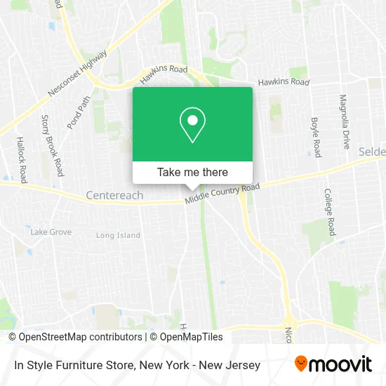 In Style Furniture Store map