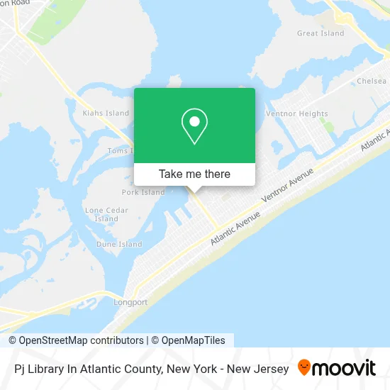 Pj Library In Atlantic County map