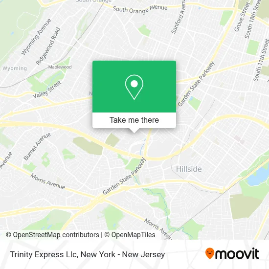Trinity Express Llc map