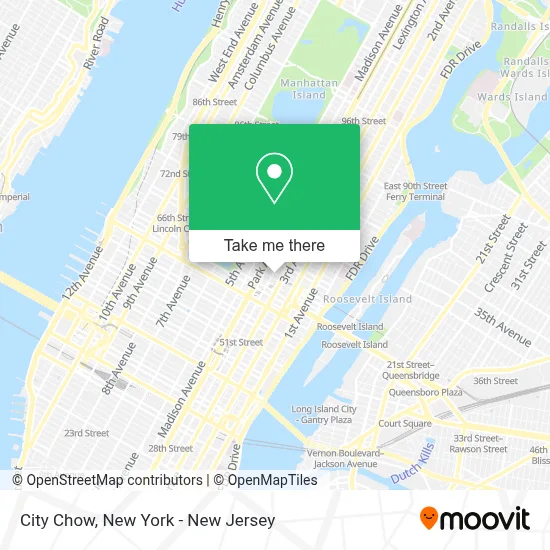 City Chow map