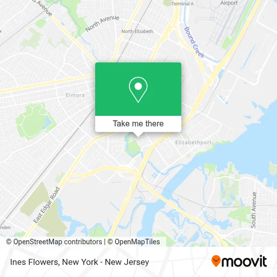 Ines Flowers map