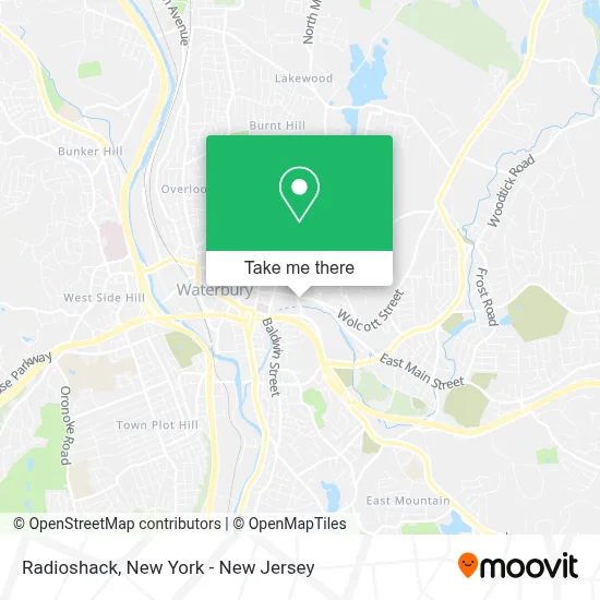 Radioshack map