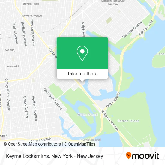 Keyme Locksmiths map