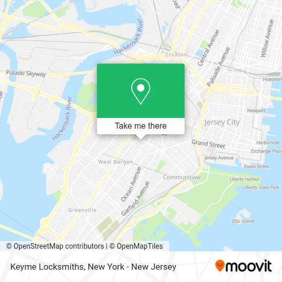 Keyme Locksmiths map