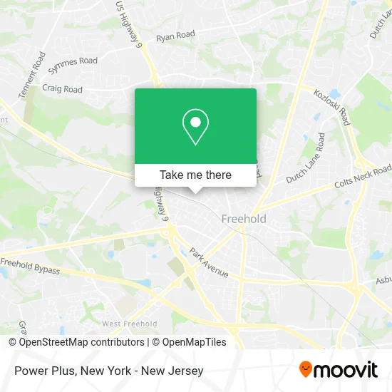 Power Plus map