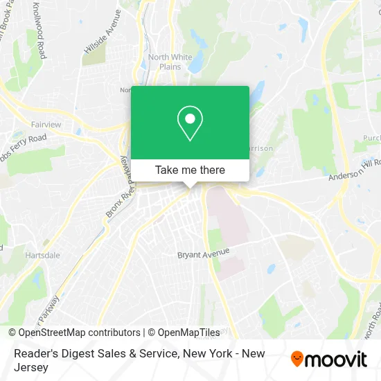 Reader's Digest Sales & Service map