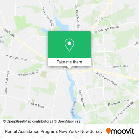 Rental Assistance Program map