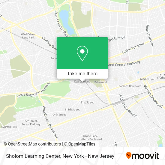 Sholom Learning Center map