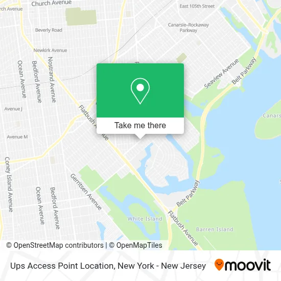 Ups Access Point Location map