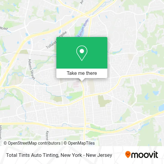 Total Tints Auto Tinting map