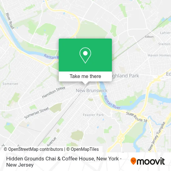 Hidden Grounds Chai & Coffee House map
