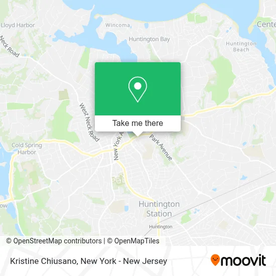 Kristine Chiusano map