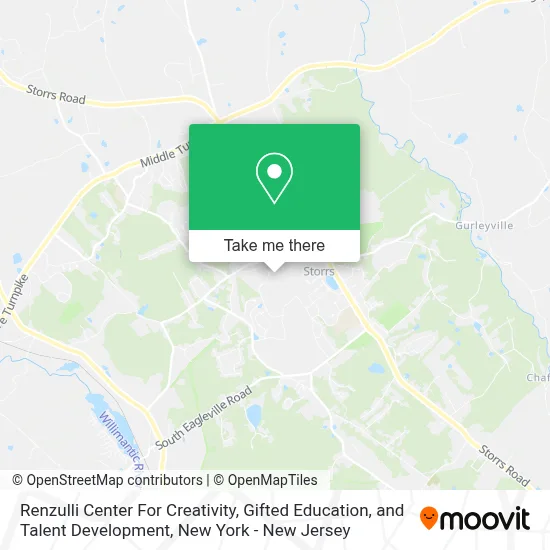 Renzulli Center For Creativity, Gifted Education, and Talent Development map