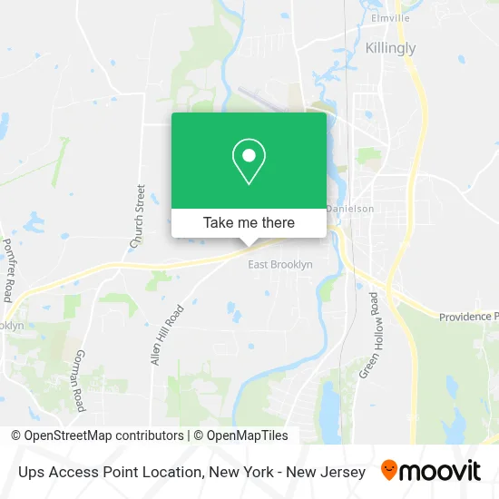 Ups Access Point Location map