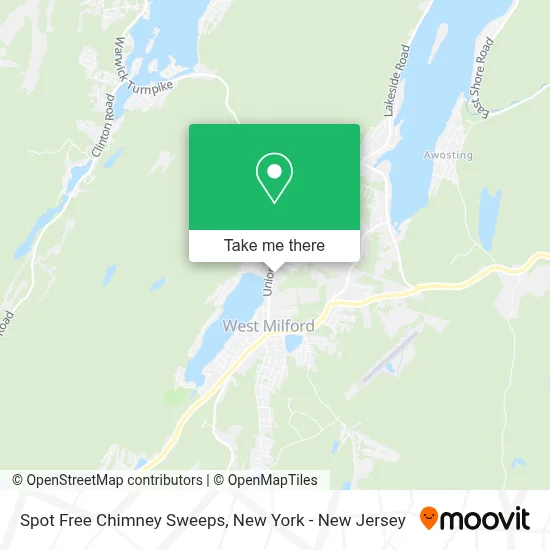 Spot Free Chimney Sweeps map