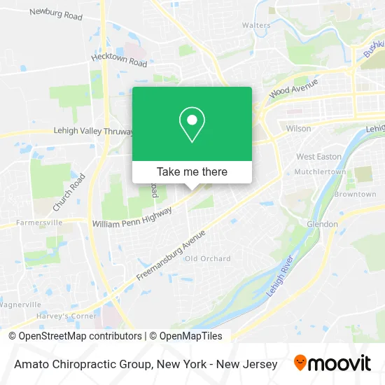 Amato Chiropractic Group map