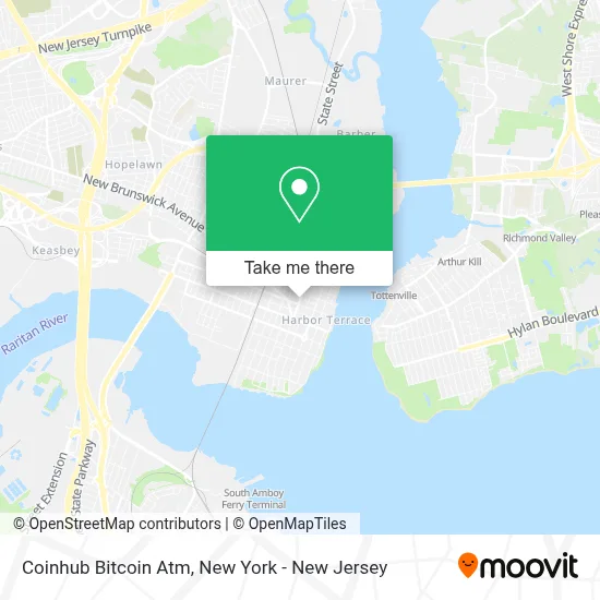 Coinhub Bitcoin Atm map