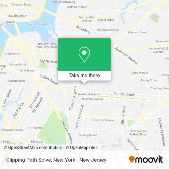 Clipping Path Solve map