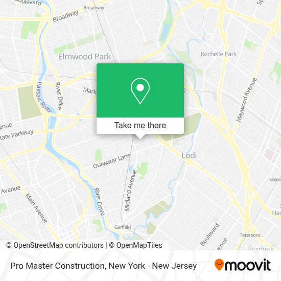 Pro Master Construction map