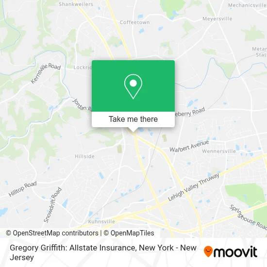 Gregory Griffith: Allstate Insurance map