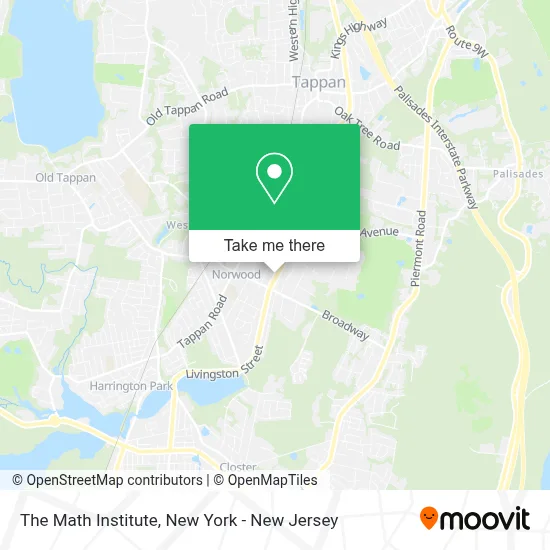 The Math Institute map