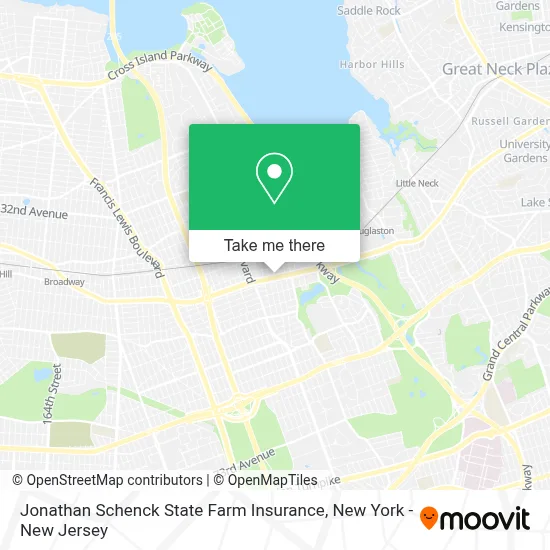 Jonathan Schenck State Farm Insurance map