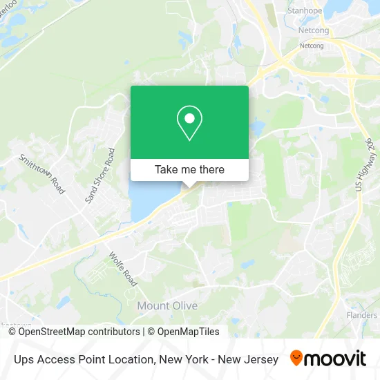 Ups Access Point Location map