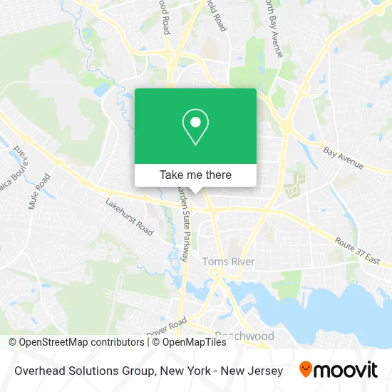 Overhead Solutions Group map