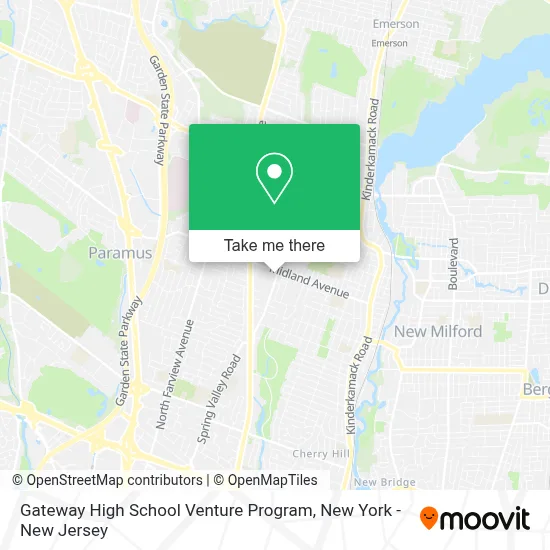 Gateway High School Venture Program map