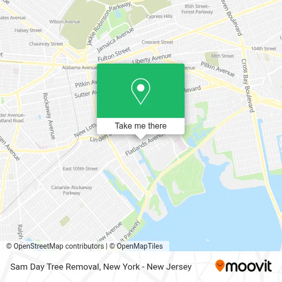Sam Day Tree Removal map