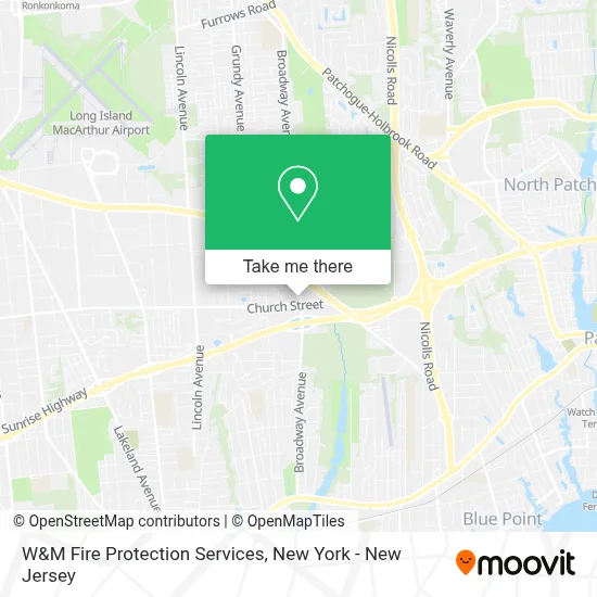 W&M Fire Protection Services map