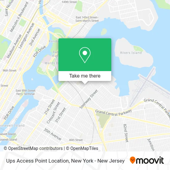 Ups Access Point Location map