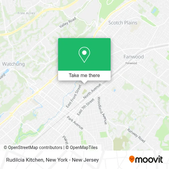 Rudilcia Kitchen map