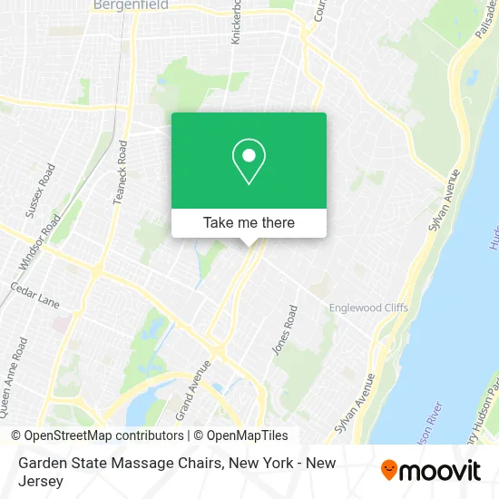 Garden State Massage Chairs map