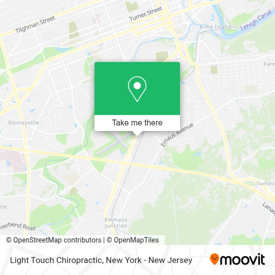 Light Touch Chiropractic map