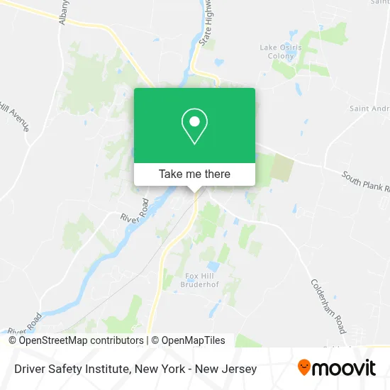 Driver Safety Institute map
