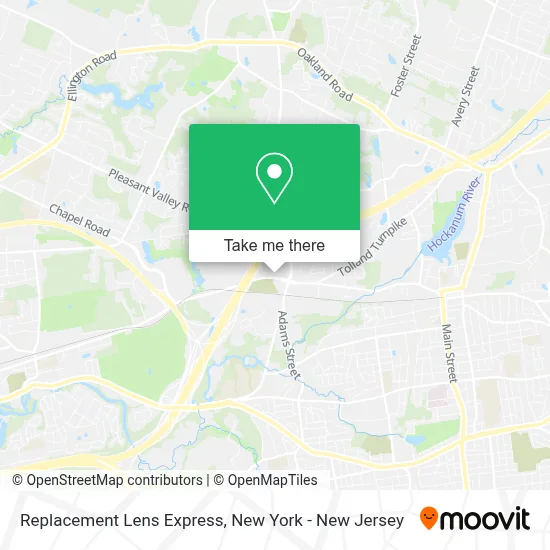 Replacement Lens Express map