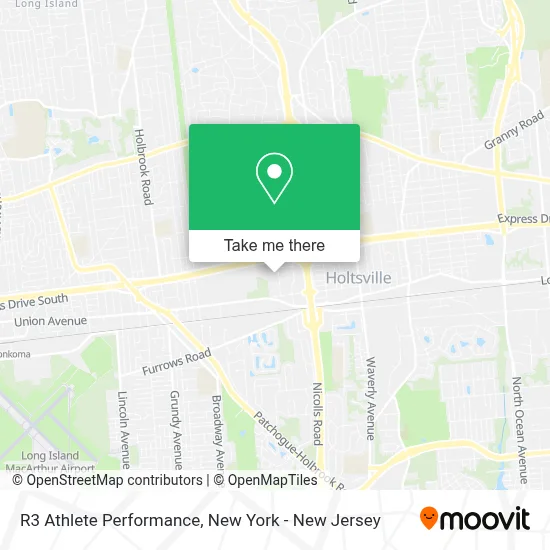 R3 Athlete Performance map