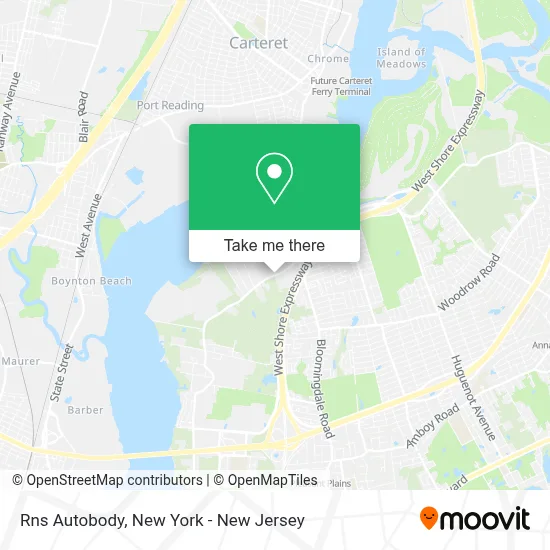 Rns Autobody map