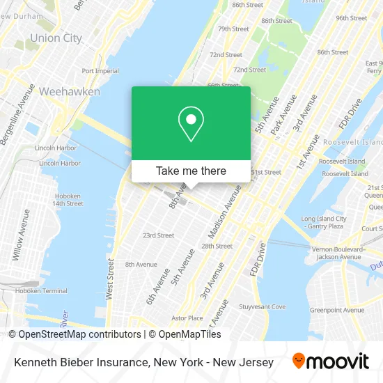 Kenneth Bieber Insurance map