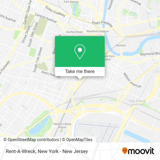 Rent-A-Wreck map