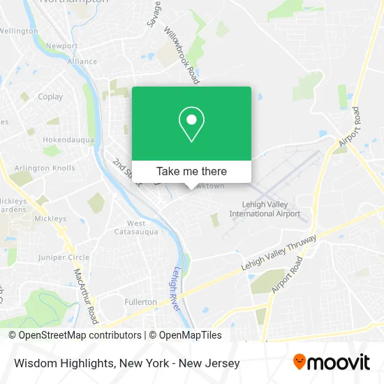 Wisdom Highlights map