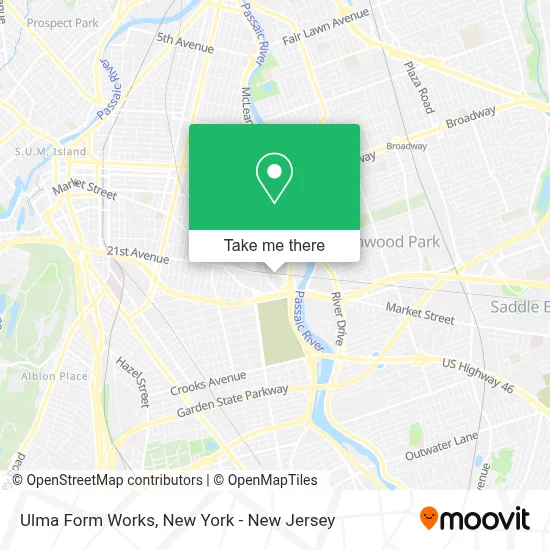 Ulma Form Works map